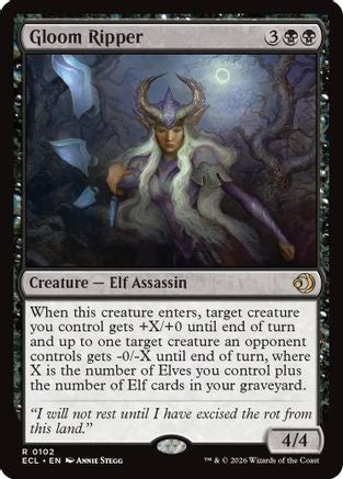 Gloom Ripper (102) Foil - Lorwyn Eclipsed