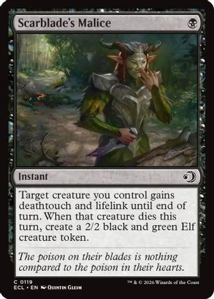 Scarblade's Malice (119) - Lorwyn Eclipsed