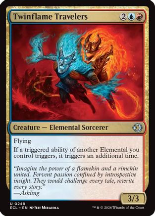 Twinflame Travelers (248) Foil - Lorwyn Eclipsed
