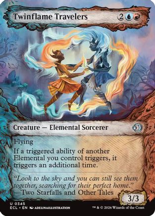 Twinflame Travelers (Showcase) (345) Foil - Lorwyn Eclipsed