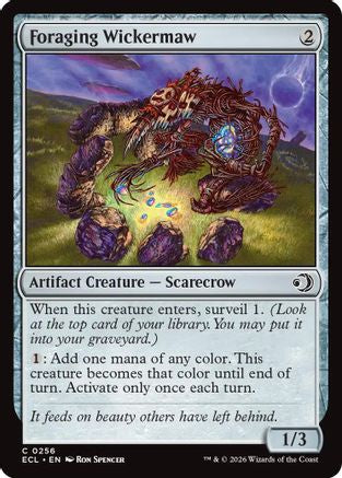Foraging Wickermaw (256) Foil - Lorwyn Eclipsed