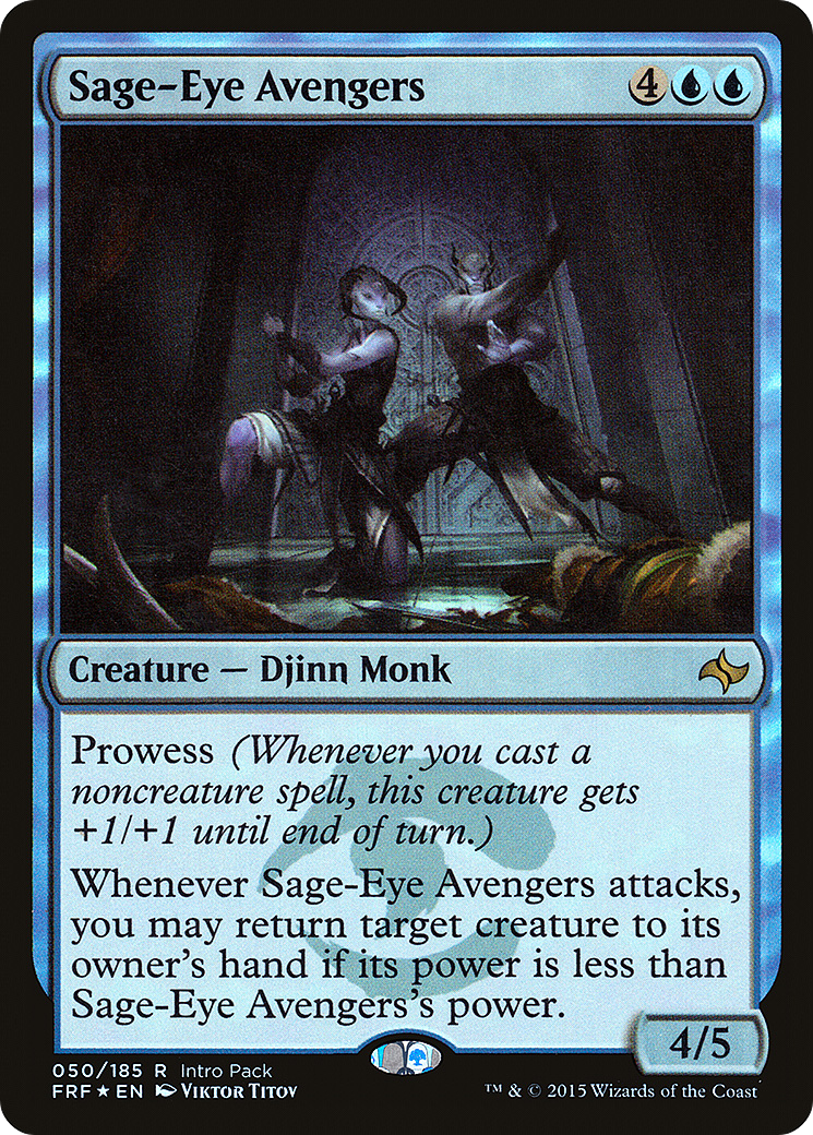 Sage-Eye Avengers (050) Foil - Fate Reforged Promos
