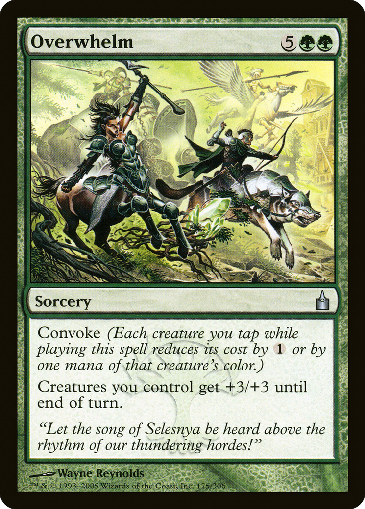 Overwhelm (175) Foil - Ravnica: City of Guilds