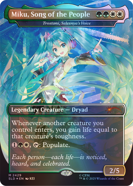 Secret Lair - Hatsune Miku Commander Deck