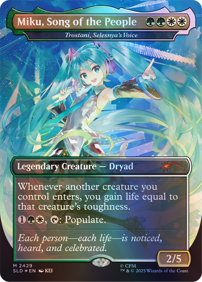 Secret Lair - Hatsune Miku Commander Deck