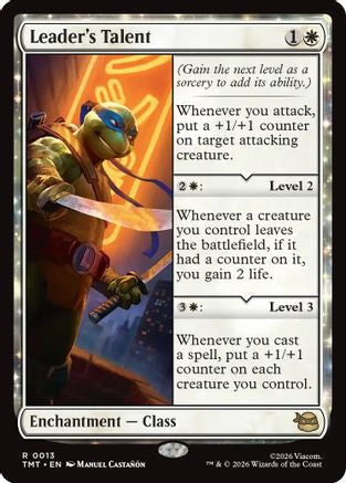 Leader's Talent (013) Foil - Teenage Mutant Ninja Turtles