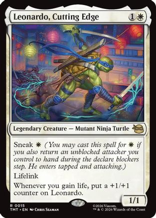 Leonardo, Cutting Edge (015) - Teenage Mutant Ninja Turtles