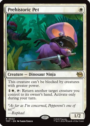 Prehistoric Pet (022) - Teenage Mutant Ninja Turtles