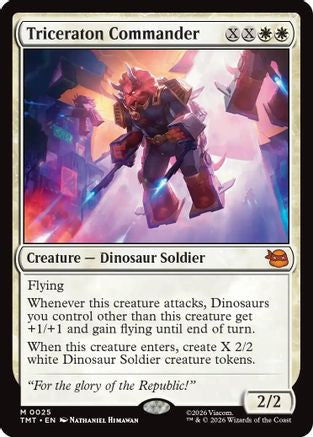 Triceraton Commander (025) - Teenage Mutant Ninja Turtles