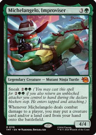 Michelangelo, Improviser (119) - Teenage Mutant Ninja Turtles