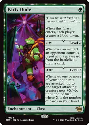 Party Dude (128) Foil - Teenage Mutant Ninja Turtles