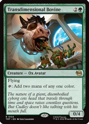 Transdimensional Bovine (134) Foil - Teenage Mutant Ninja Turtles