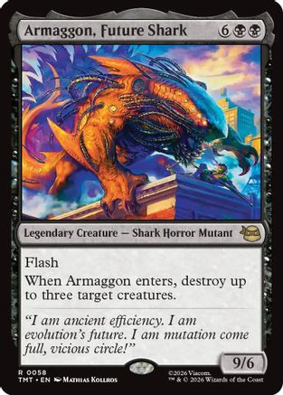 Armaggon, Future Shark (058) Foil - Teenage Mutant Ninja Turtles