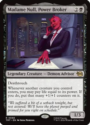 Madame Null, Power Broker (066) Foil - Teenage Mutant Ninja Turtles