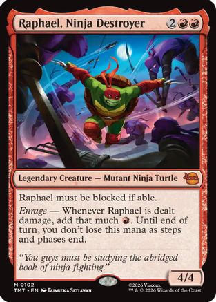 Raphael, Ninja Destroyer (102) - Teenage Mutant Ninja Turtles