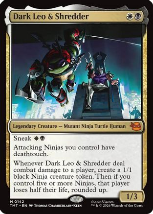Dark Leo & Shredder (142) - Teenage Mutant Ninja Turtles