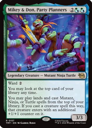 Mikey & Don, Party Planners (157) - Teenage Mutant Ninja Turtles