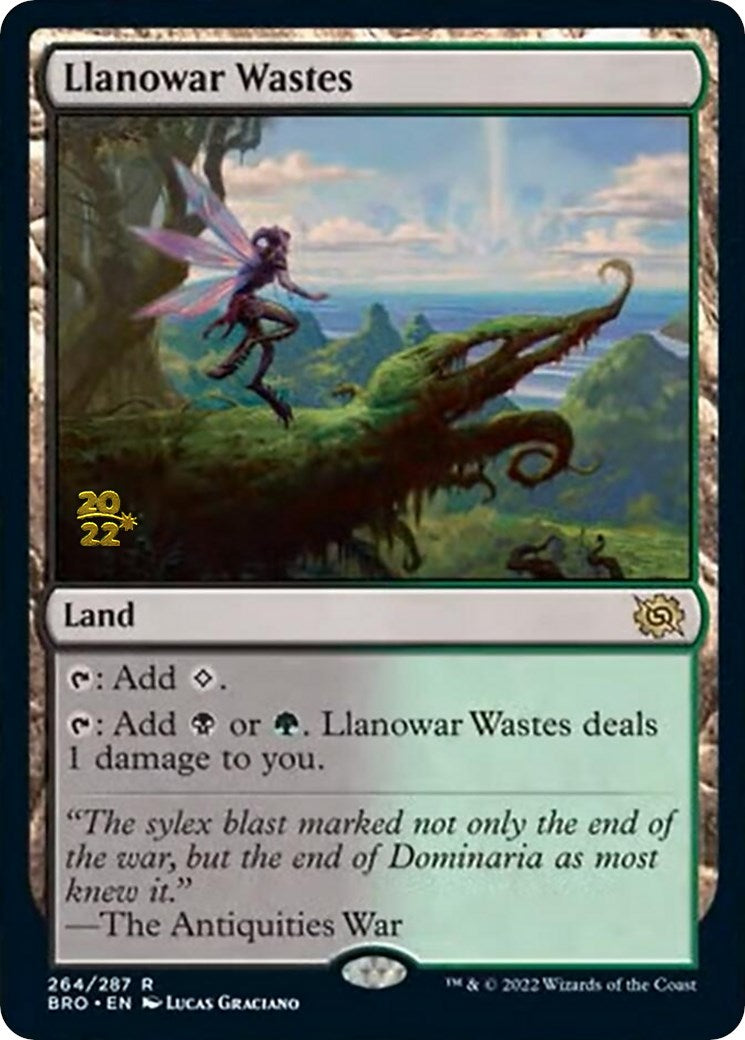 Llanowar Wastes [The Brothers' War Prerelease Promos] | Silver Goblin