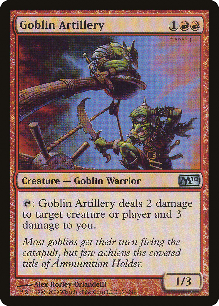 Goblin Artillery (138) Foil - Magic 2010