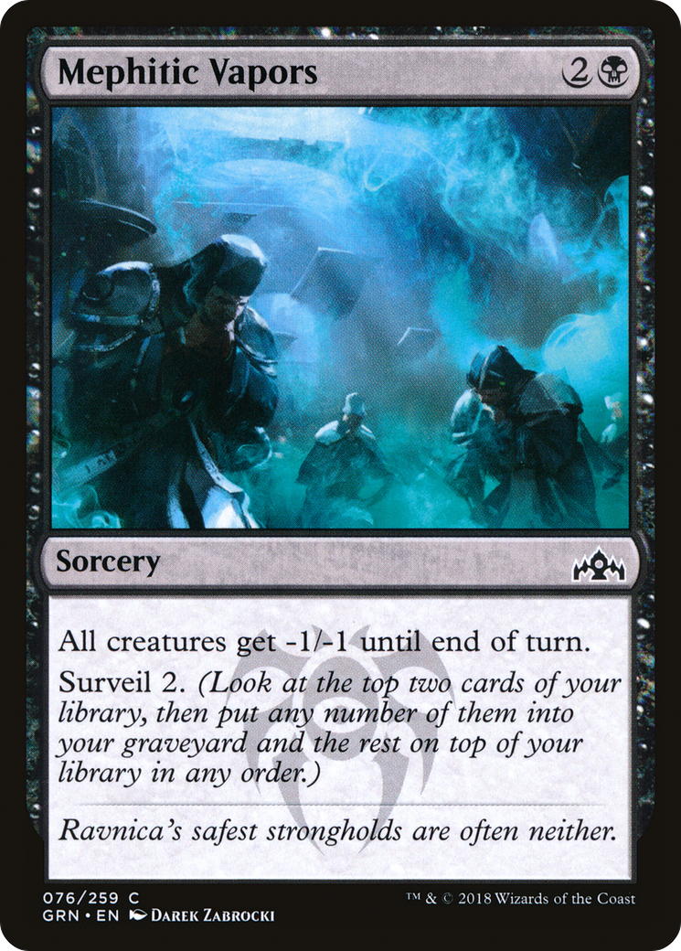 Mephitic Vapors (076) Foil - Guilds of Ravnica