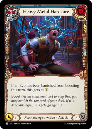 Heavy Metal Hardcore (Blue) (PEN074) Rainbow Foil - Compendium of Rathe