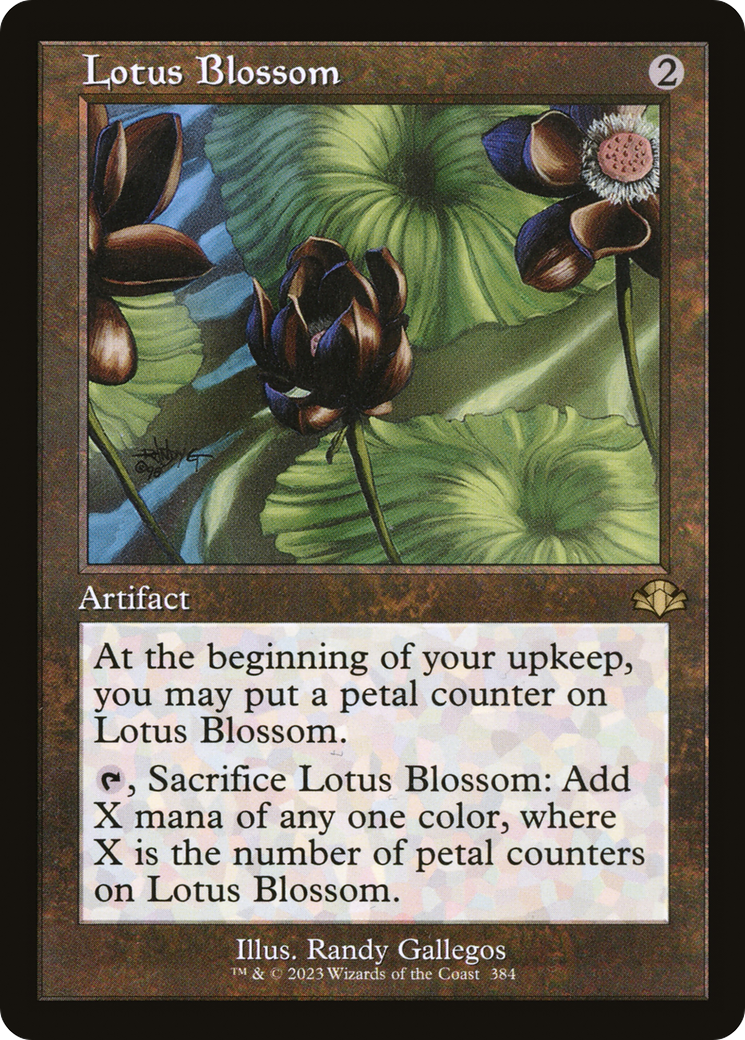 Lotus Blossom (Retro) [Dominaria Remastered] Foil