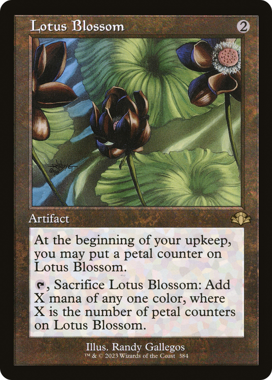 Lotus Blossom (Retro) [Dominaria Remastered] Foil