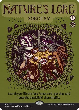Nature's Lore (2278) Foil - Secret Lair Drop Series