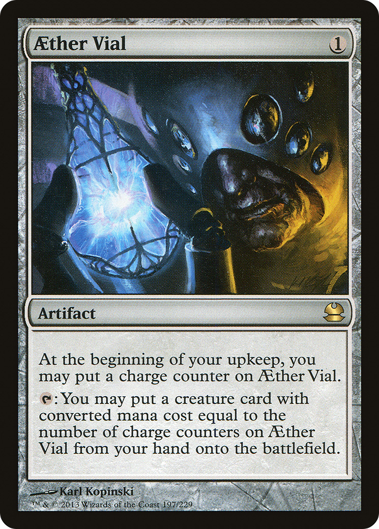 Aether Vial [Modern Masters] Foil