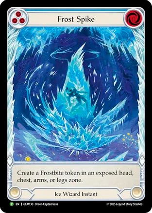 Frost Spike (GEM130) Rainbow Foil - GEM Pack 4