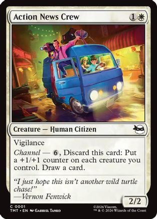 Action News Crew (001) Foil - Teenage Mutant Ninja Turtles
