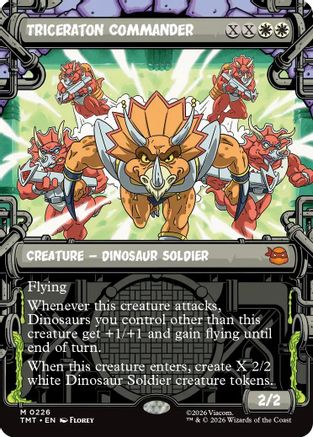 Triceraton Commander (Showcase) (226) - Teenage Mutant Ninja Turtles