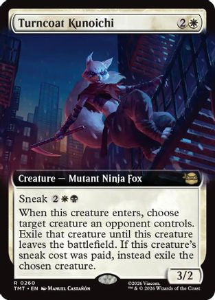 Turncoat Kunoichi (260) Foil - Teenage Mutant Ninja Turtles