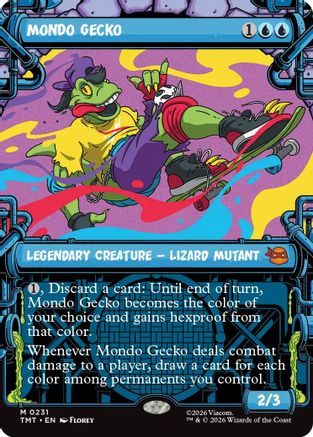 Mondo Gecko (Showcase) (231) Foil - Teenage Mutant Ninja Turtles