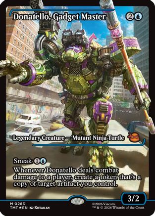 Donatello, Gadget Master (Showcase) (283) Foil - Teenage Mutant Ninja Turtles