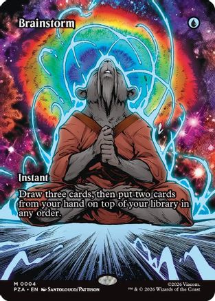 Brainstorm (Borderless) (004) Foil - Teenage Mutant Ninja Turtles Eternal-Legal