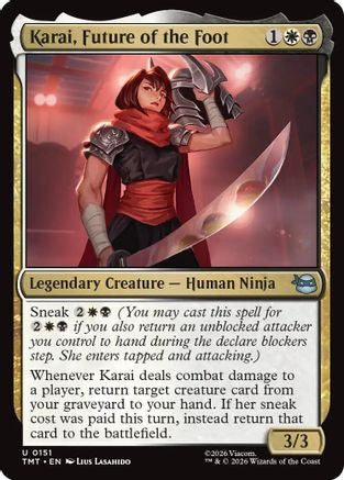 Karai, Future of the Foot (151) Foil - Teenage Mutant Ninja Turtles