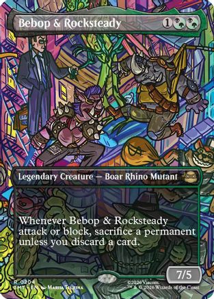 Bebop & Rocksteady (Borderless) (204) - Teenage Mutant Ninja Turtles