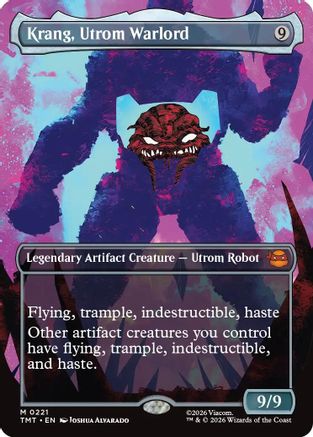 Krang, Utrom Warlord (Borderless) (221) - Teenage Mutant Ninja Turtles