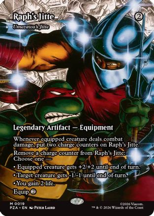 Raph's Jitte – Umezawa's Jitte (Borderless) (019) - Teenage Mutant Ninja Turtles Eternal-Legal