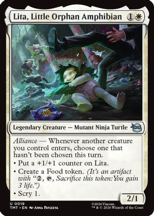 Lita, Little Orphan Amphibian (019) Foil - Teenage Mutant Ninja Turtles