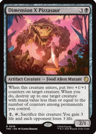 Dimension X Pizzasaur (016) - Commander: Teenage Mutant Ninja Turtles