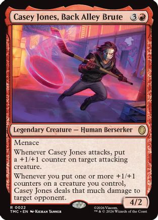 Casey Jones, Back Alley Brute (022) - Commander: Teenage Mutant Ninja Turtles