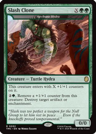 Slash Clone – Steelbane Hydra (052) - Commander: Teenage Mutant Ninja Turtles