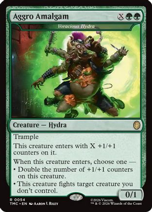 Aggro Amalgam – Voracious Hydra (054) - Commander: Teenage Mutant Ninja Turtles