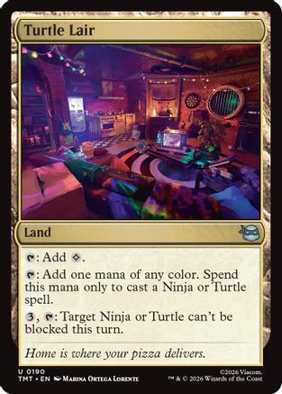 Turtle Lair (190) Foil - Teenage Mutant Ninja Turtles