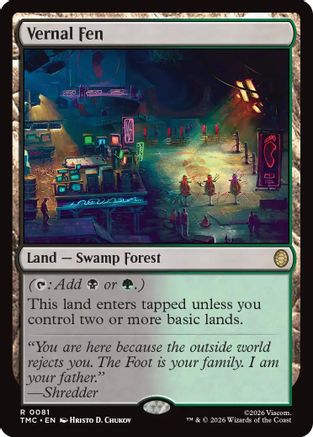Vernal Fen (081) - Commander: Teenage Mutant Ninja Turtles