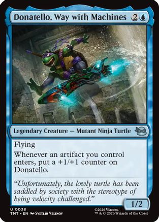 Donatello, Way with Machines (038) Foil - Teenage Mutant Ninja Turtles