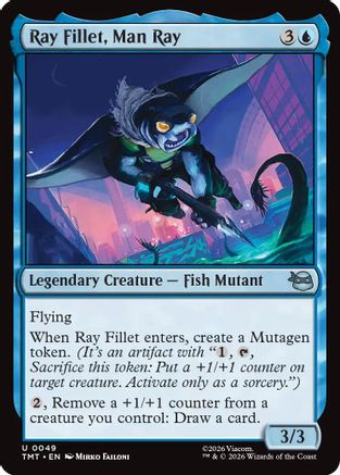 Ray Fillet, Man Ray (049) Foil - Teenage Mutant Ninja Turtles
