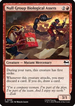 Null Group Biological Assets (098) Foil - Teenage Mutant Ninja Turtles